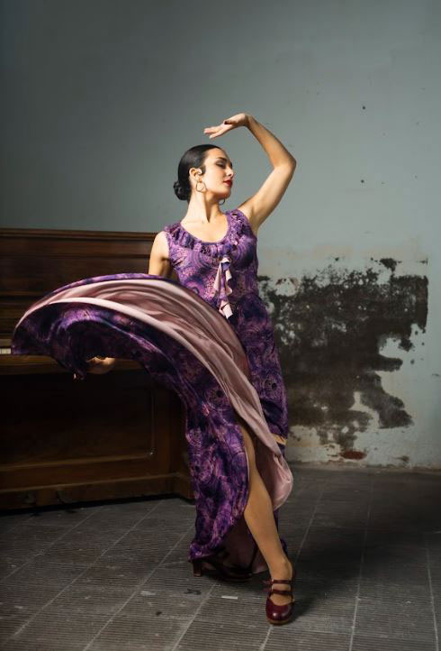 Flamenco Dance Skirt Tagua. Davedans